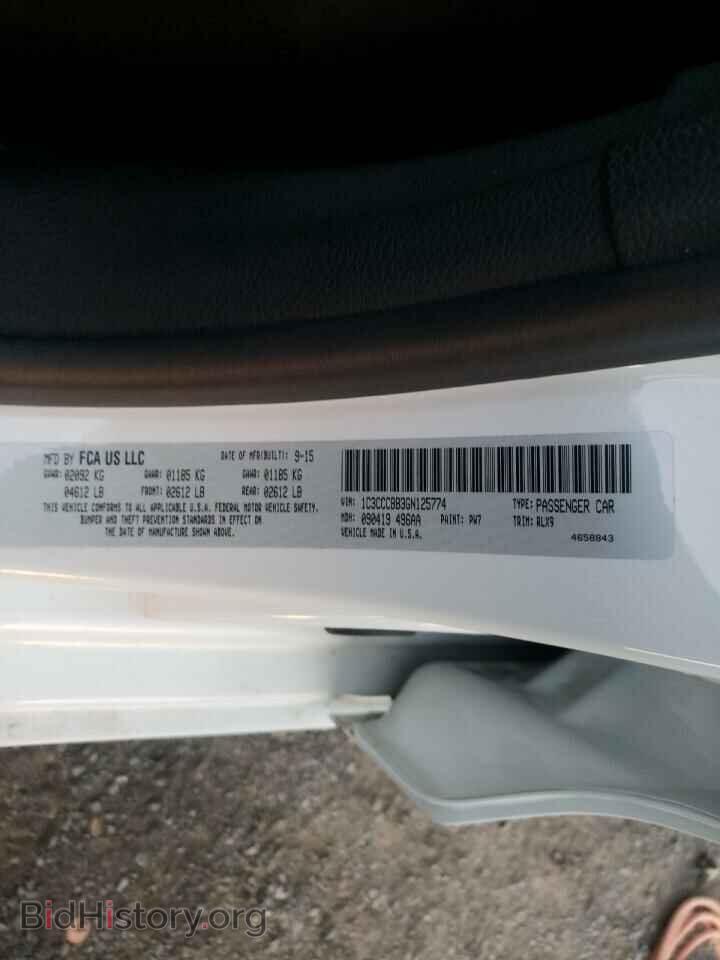 2016 CHRYSLER 200 - VIN: 1C3CCCBB3GN125774 - Фото 10