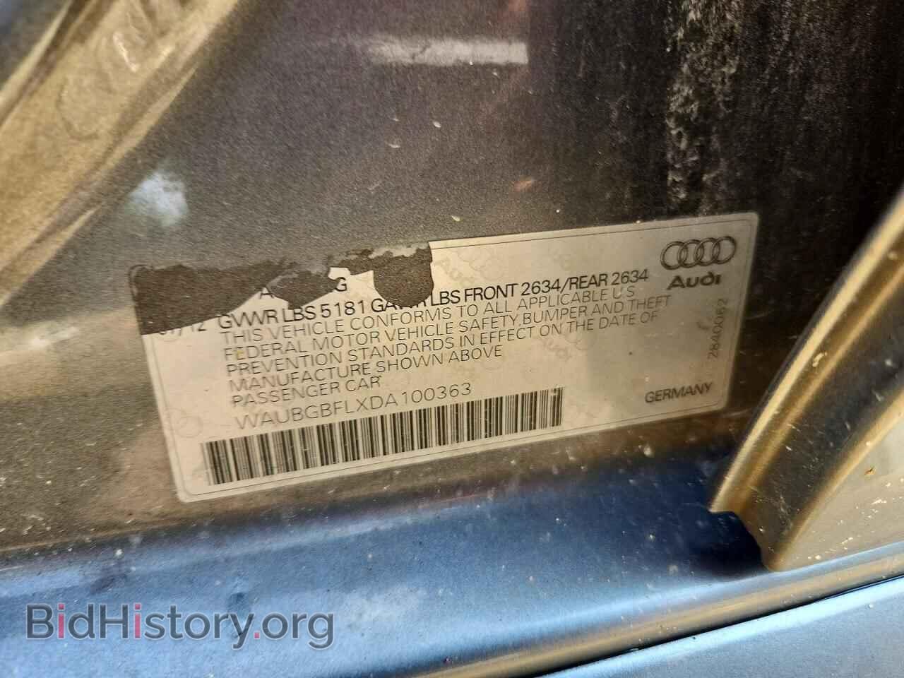 2013 AUDI S4/RS4 - VIN: WAUBGBFLXDA100363 - Photo 12