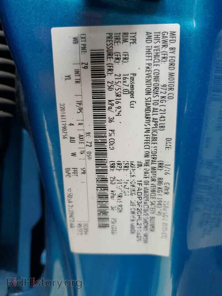 2017 FORD FOCUS - VIN: 1FADP3F20HL211528 - Фото 12