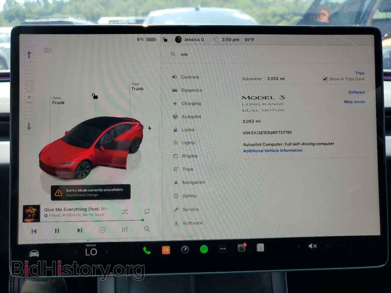 2024 TESLA MODEL 3 - VIN: 5YJ3E1EB9RF737761 - Photo 9