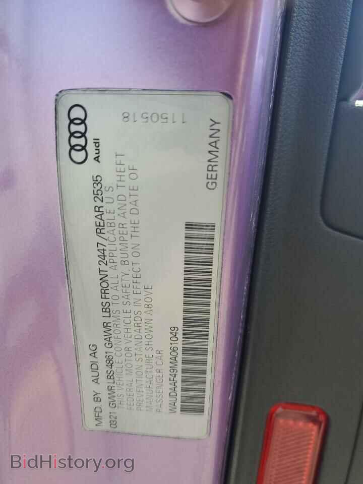 2021 AUDI A4 - VIN: WAUDAAF49MA061049 - Photo 12