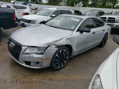 2012 Audi A7 A7 Prestig, silver — VIN WAUSGAFC2CN024008, Copart
