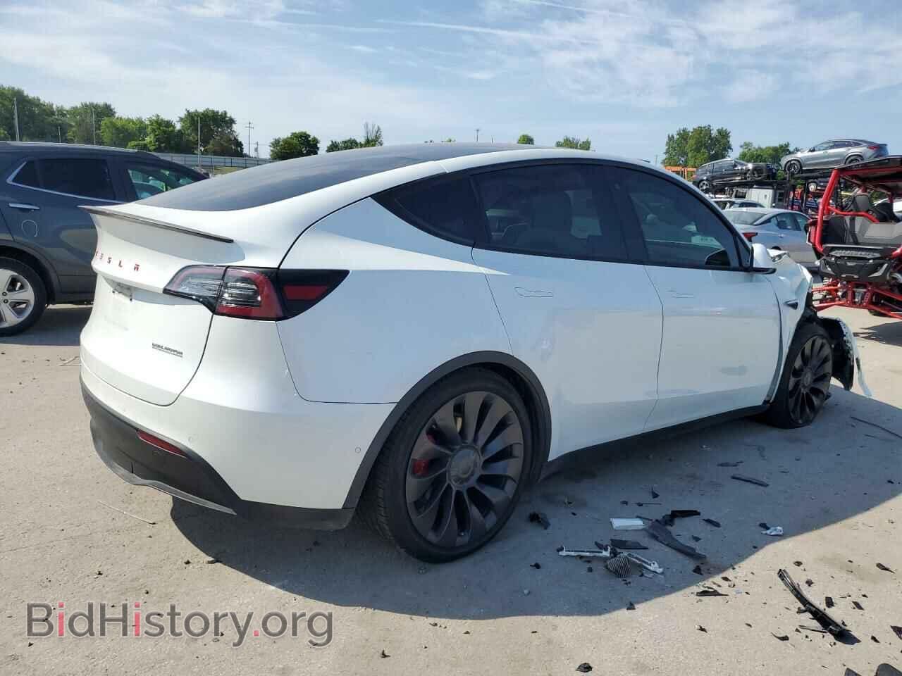 2020 TESLA MODEL Y - VIN: 5YJYGDEF6LF025560 - Фото 3