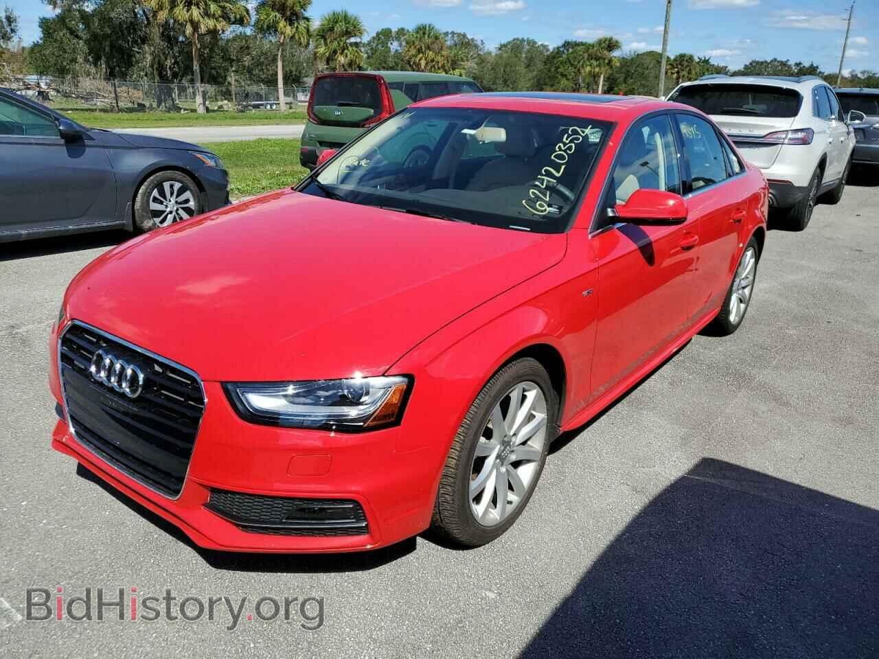 2014 AUDI A4 - VIN: WAUBFAFLXEN039104 - Фото 2