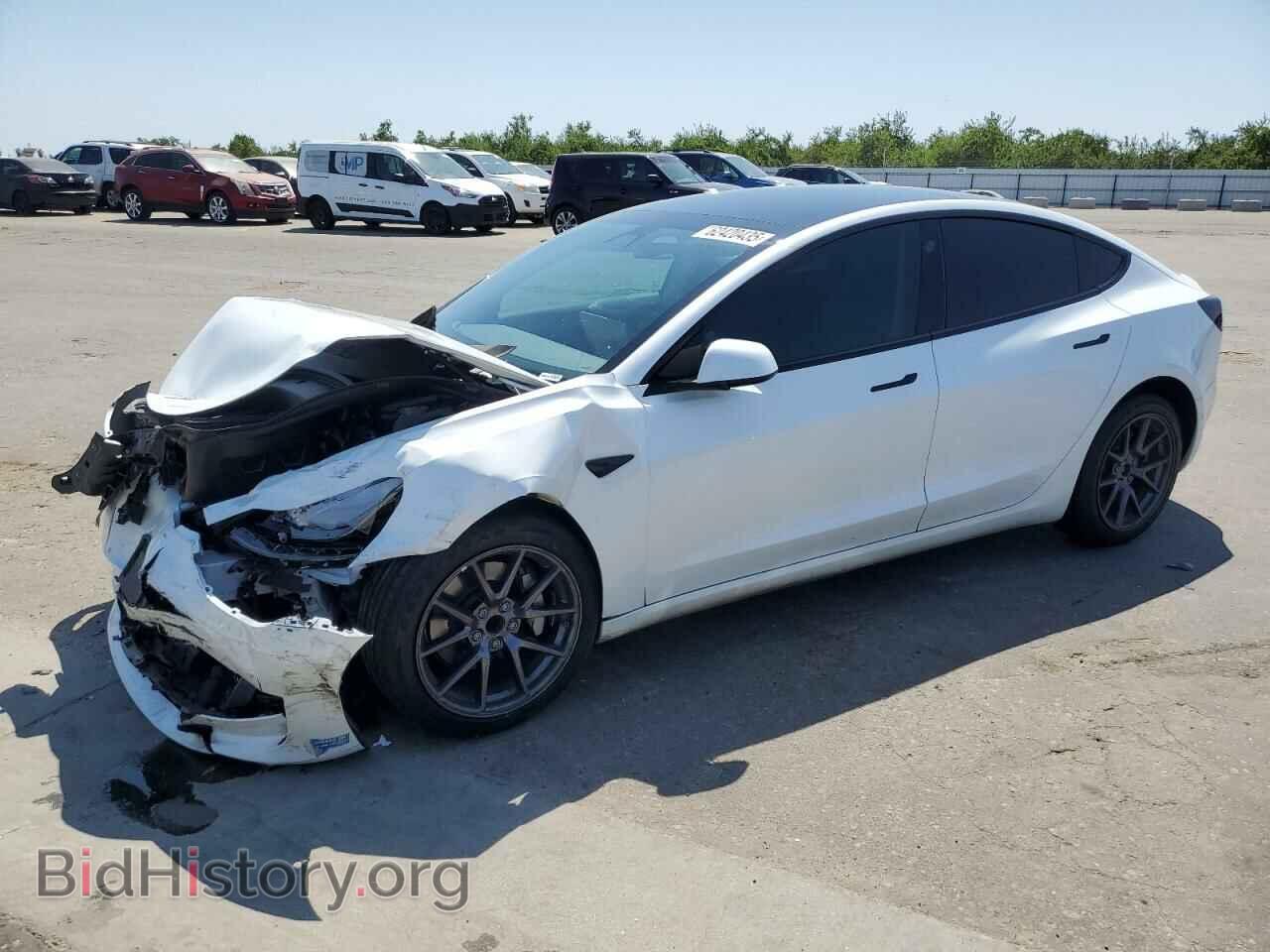 Photo 5YJ3E1EA3MF013628 - TESLA MODEL 3 2021