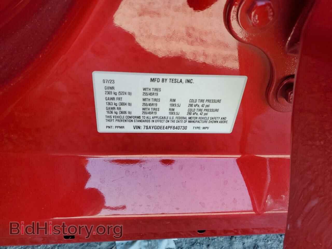 2023 TESLA MODEL Y - VIN: 7SAYGDEE4PF840730 - Фото 12