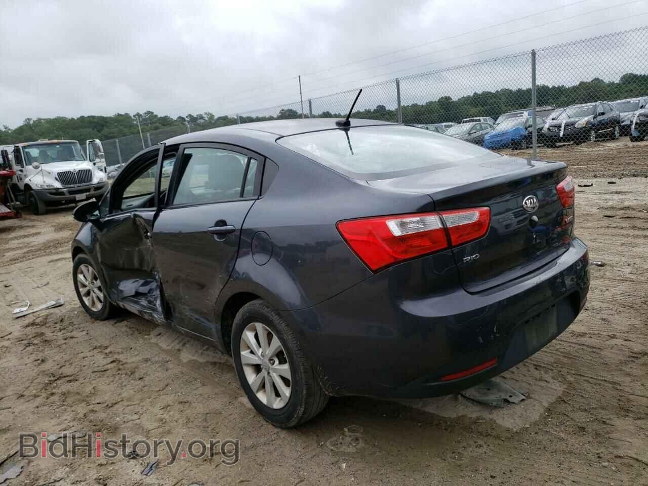 2013 KIA RIO - VIN: KNADN4A3XD6177061 - Фото 2