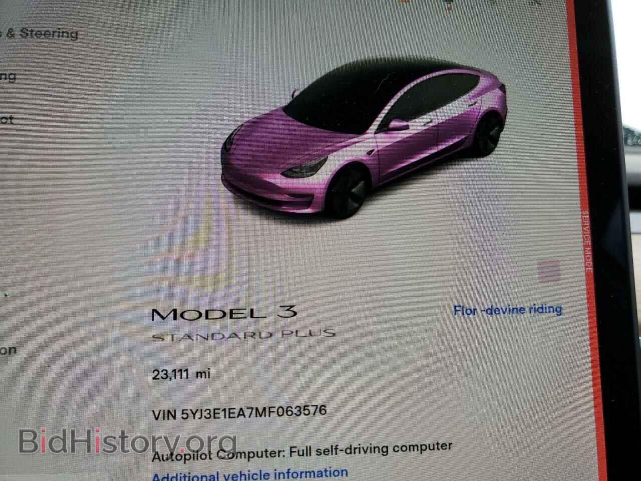 2021 TESLA MODEL 3 - VIN: 5YJ3E1EA7MF063576 - Photo 9