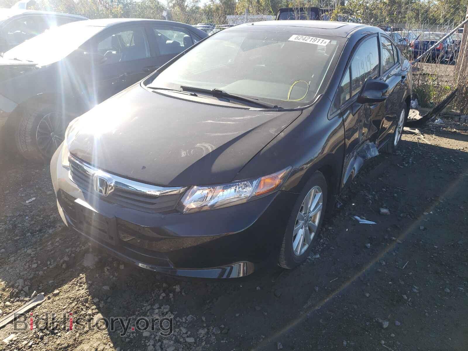 2012 HONDA CIVIC - VIN: 19XFB2F81CE312191 - Фото 2