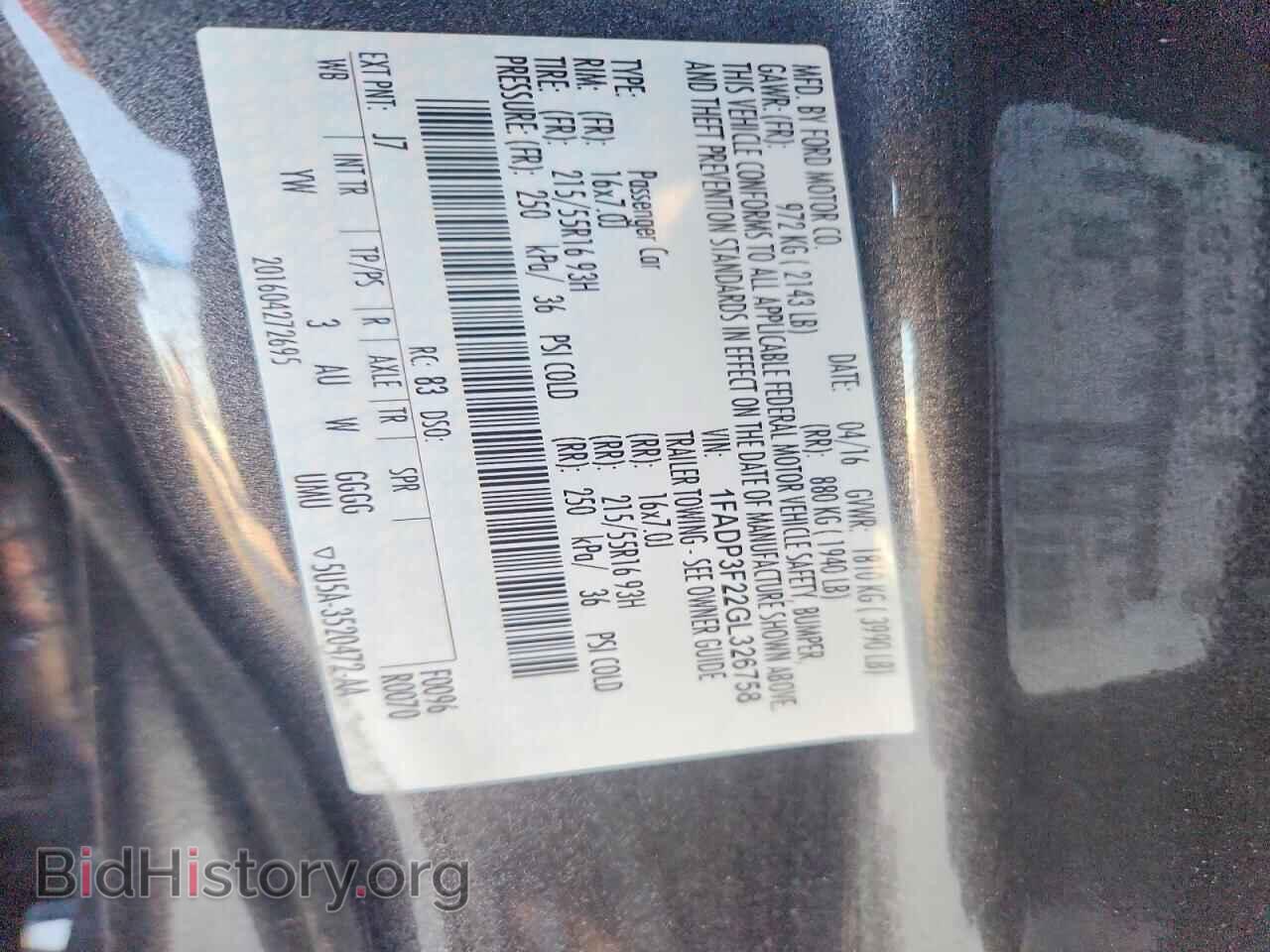 2016 FORD FOCUS - VIN: 1FADP3F22GL326758 - Photo 13