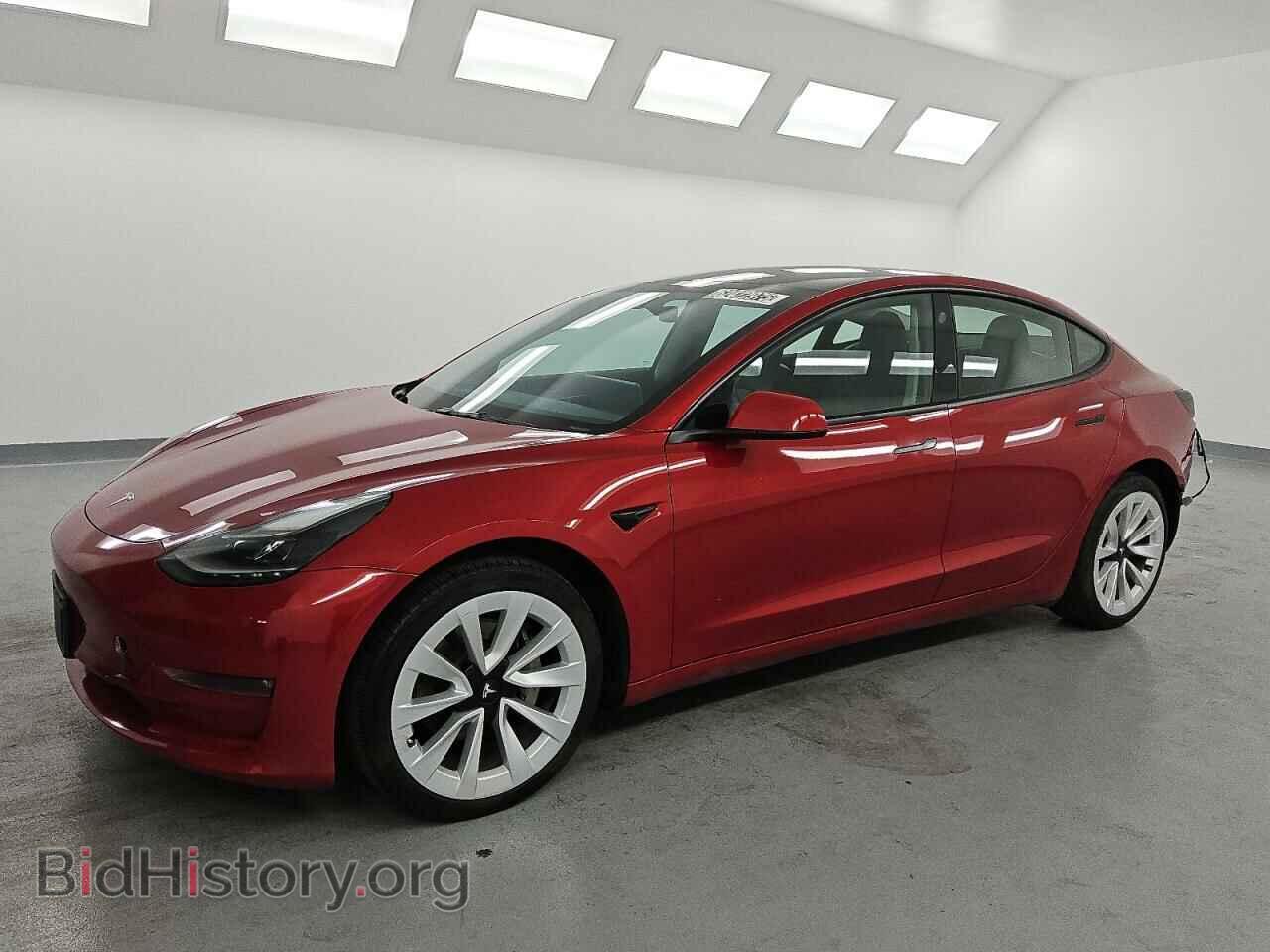 Фотография 5YJ3E1EBXNF300586 - TESLA MODEL 3 2022