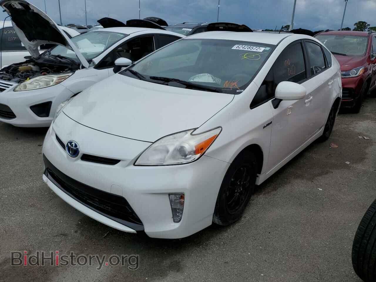 2014 TOYOTA PRIUS - VIN: JTDKN3DU4E0361330 - Фото 2