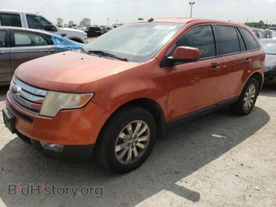 2007 Ford EDGE Edge SEL P, orange — VIN 2FMDK39C67BA62128, Copart