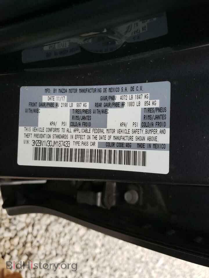 2018 MAZDA 3 - VIN: 3MZBN1V30JM187433 - Фото 10