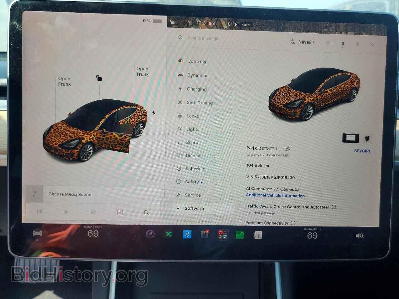 2018 TESLA MODEL 3 - VIN: 5YJ3E1EA5JF015439 - Photo 9