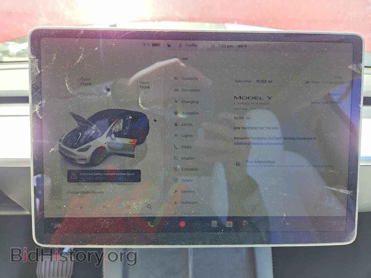 2025 TESLA MODEL Y - VIN: 7SAYGDEE1SF286409 - Photo 9