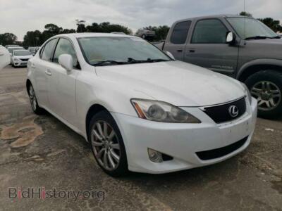 2007 Lexus IS IS 250, white — VIN JTHCK262672017068, Copart