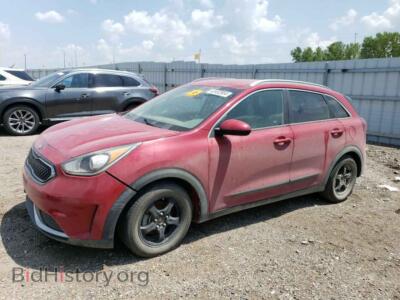 2017 Kia NIRO FE, red — VIN KNDCB3LC8H5056300, Copart