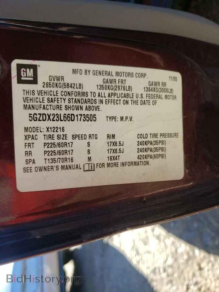 2006 SATURN RELAY - VIN: 5GZDX23L66D173505 - Фото 10