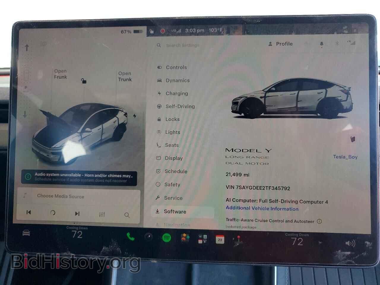 2026 TESLA MODEL Y - VIN: 7SAYGDEE2TF345792 - Photo 9