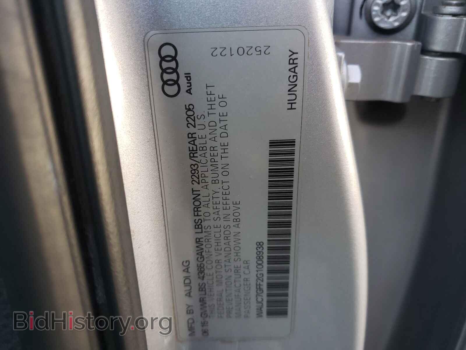 2016 AUDI A3 - VIN: WAUC7GFF2G1008938 - Photo 10