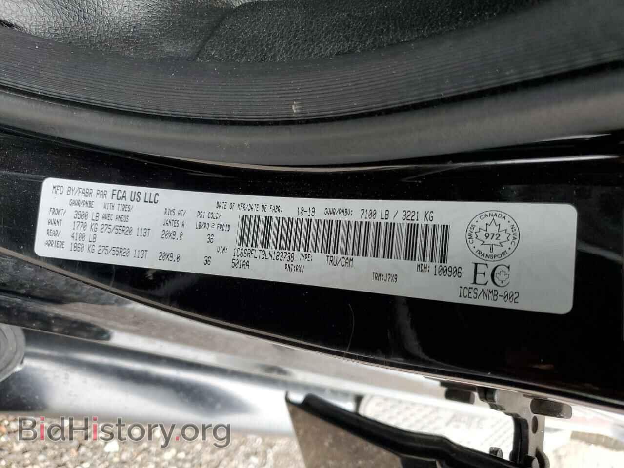 2020 RAM 1500 - VIN: 1C6SRFLT3LN183738 - Photo 13