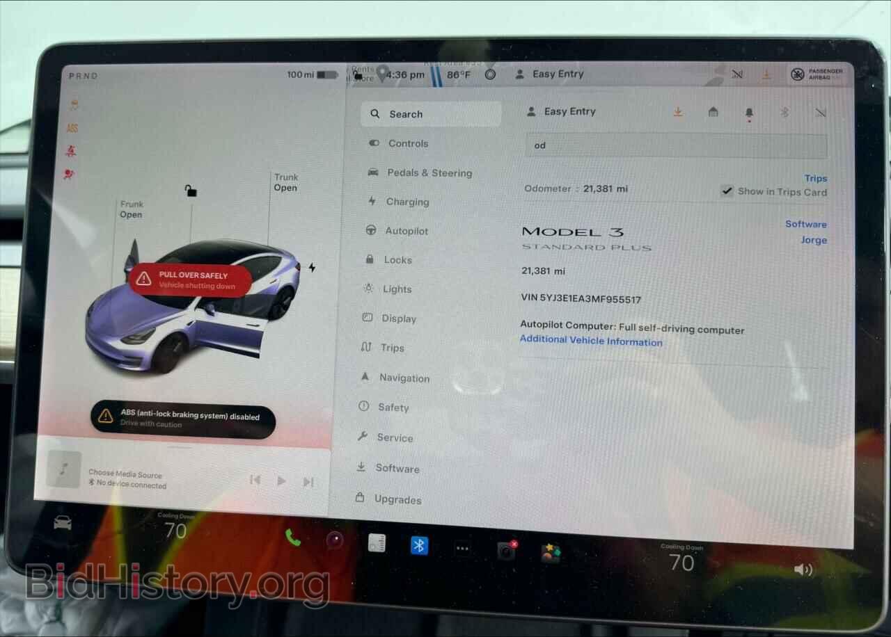 2021 TESLA MODEL 3 - VIN: 5YJ3E1EA3MF955517 - Photo 9