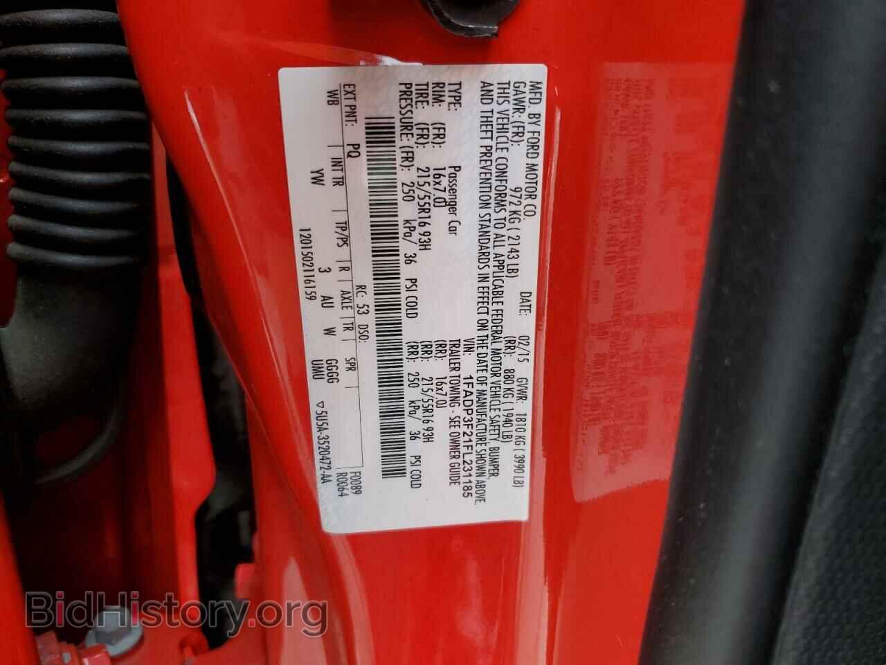 2015 FORD FOCUS - VIN: 1FADP3F21FL231185 - Фото 12