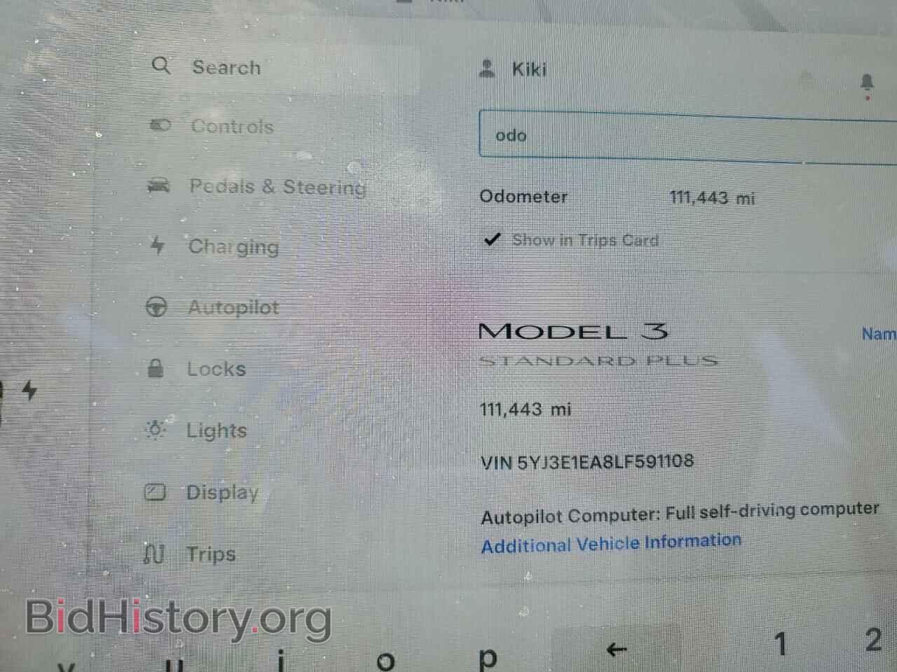 2020 TESLA MODEL 3 - VIN: 5YJ3E1EA8LF591108 - Фото 9
