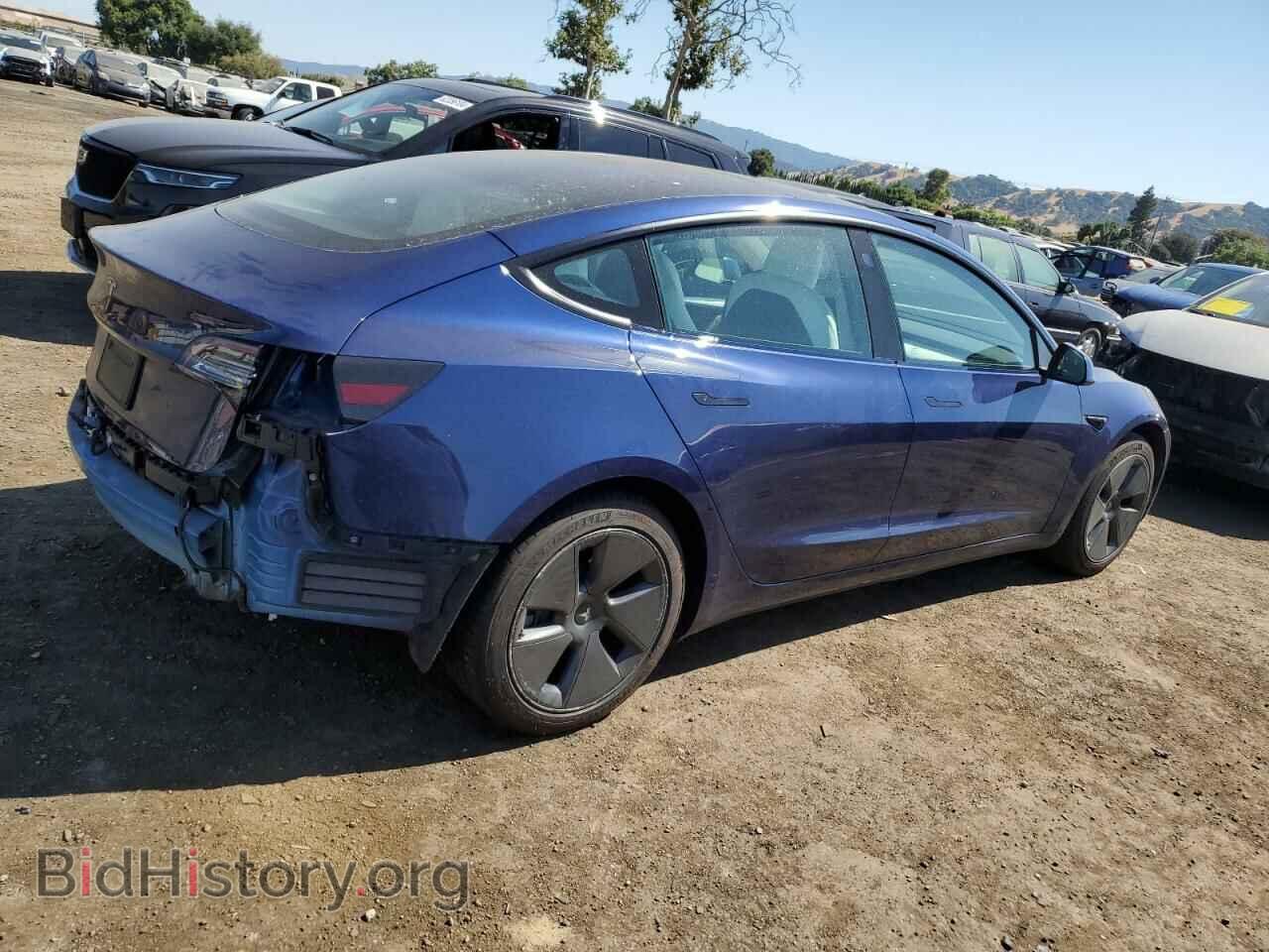 2022 TESLA MODEL 3 - VIN: 5YJ3E1EA0NF361050 - Фото 3