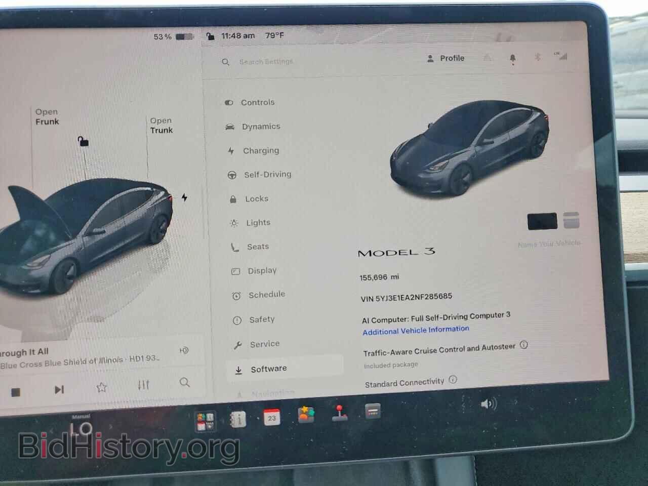 2022 TESLA MODEL 3 - VIN: 5YJ3E1EA2NF285685 - Фото 9