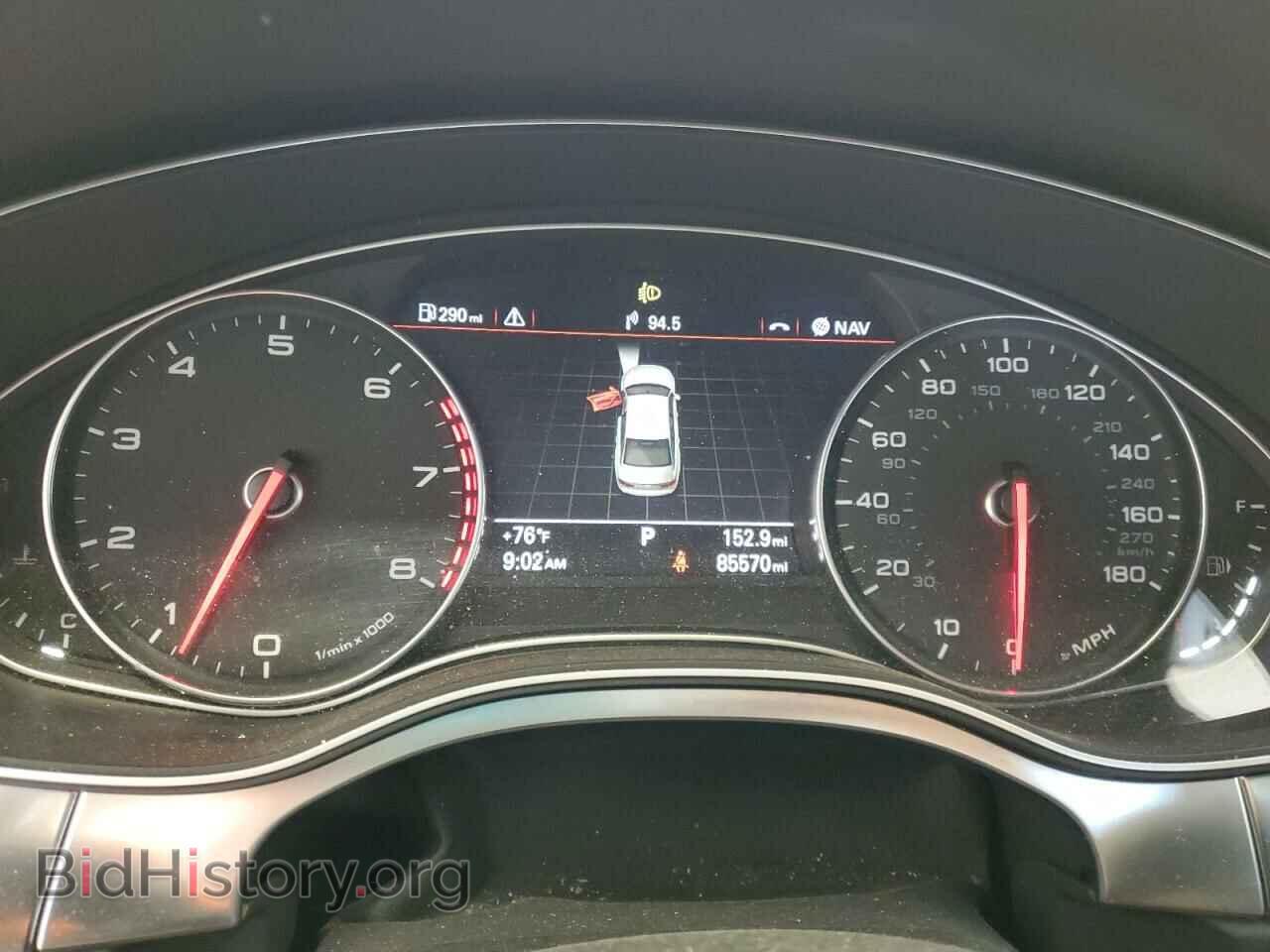 2014 AUDI A6 - VIN: WAUFGAFC4EN033250 - Фото 9
