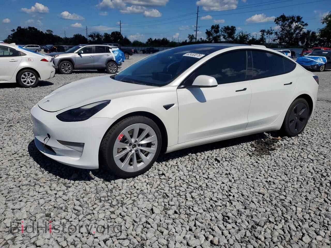 Фотография 5YJ3E1EB4NF318839 - TESLA MODEL 3 2022