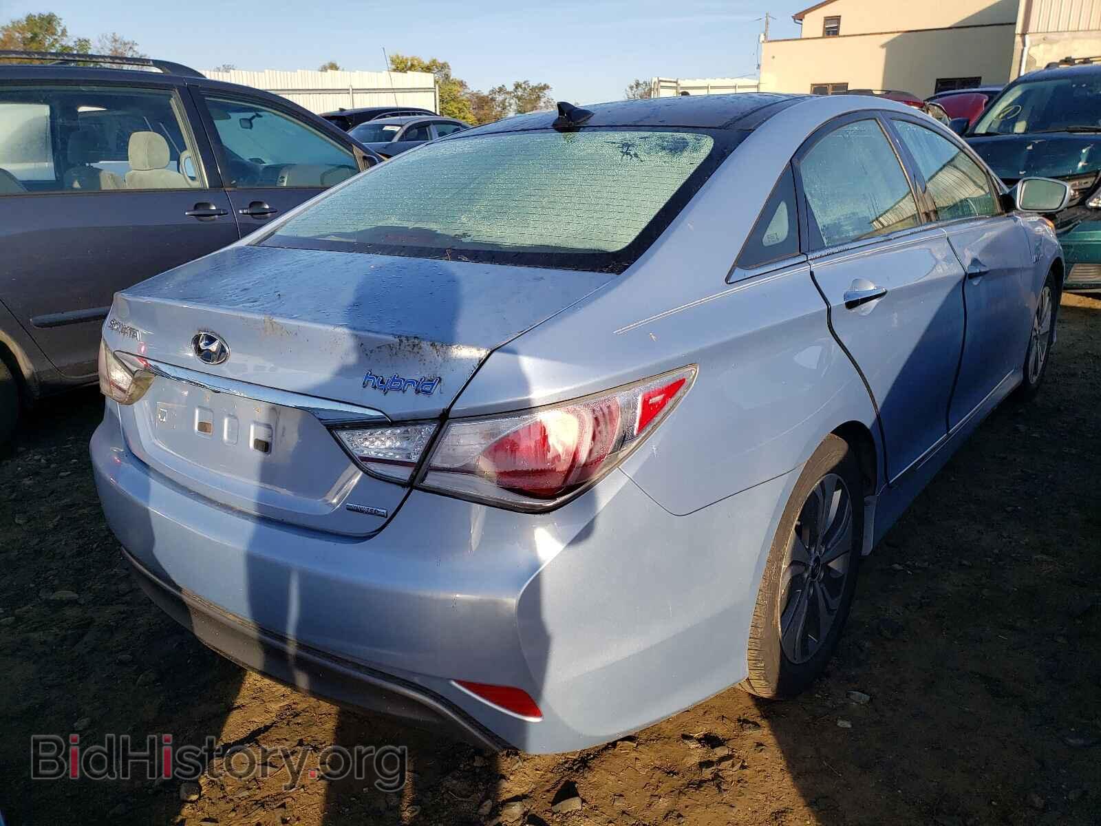 2014 HYUNDAI SONATA - VIN: KMHEC4A46EA107220 - Фото 4
