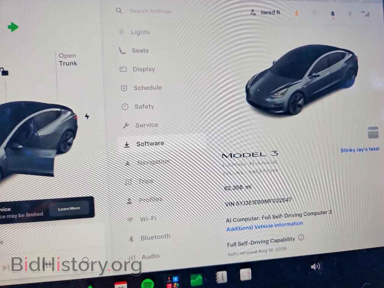 2021 TESLA MODEL 3 - VIN: 5YJ3E1EB9MF032547 - Фото 9
