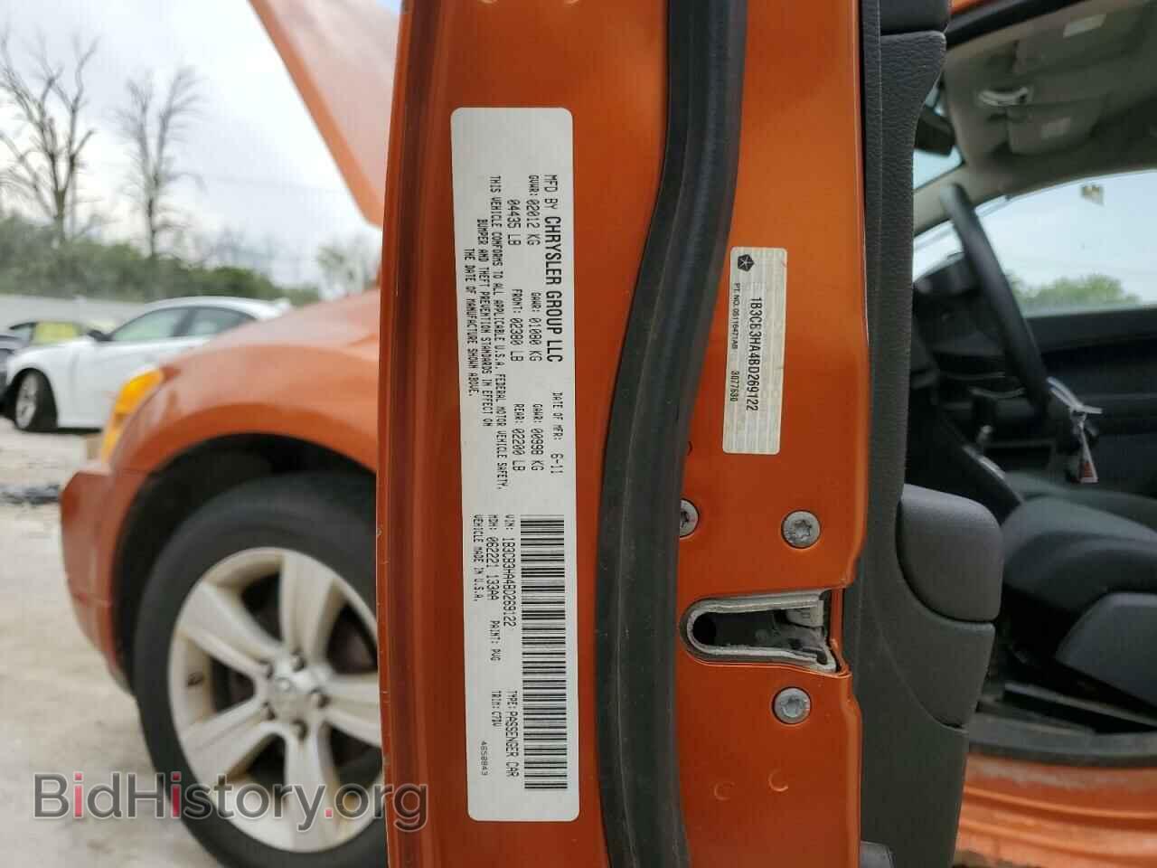 2011 DODGE CALIBER - VIN: 1B3CB3HA4BD269122 - Фото 13