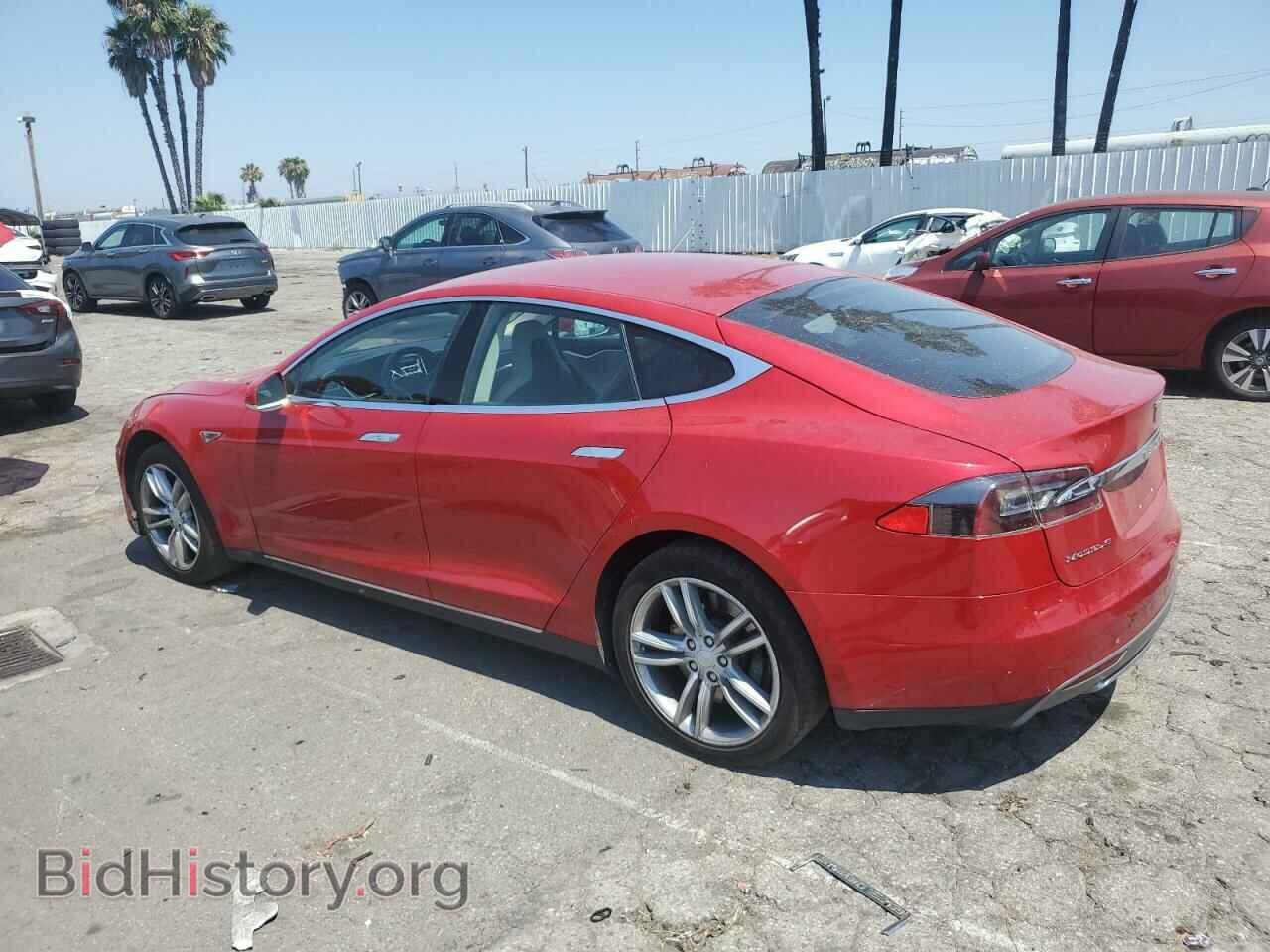 2014 TESLA MODEL S - VIN: 5YJSA1H1XEFP44495 - Фото 2