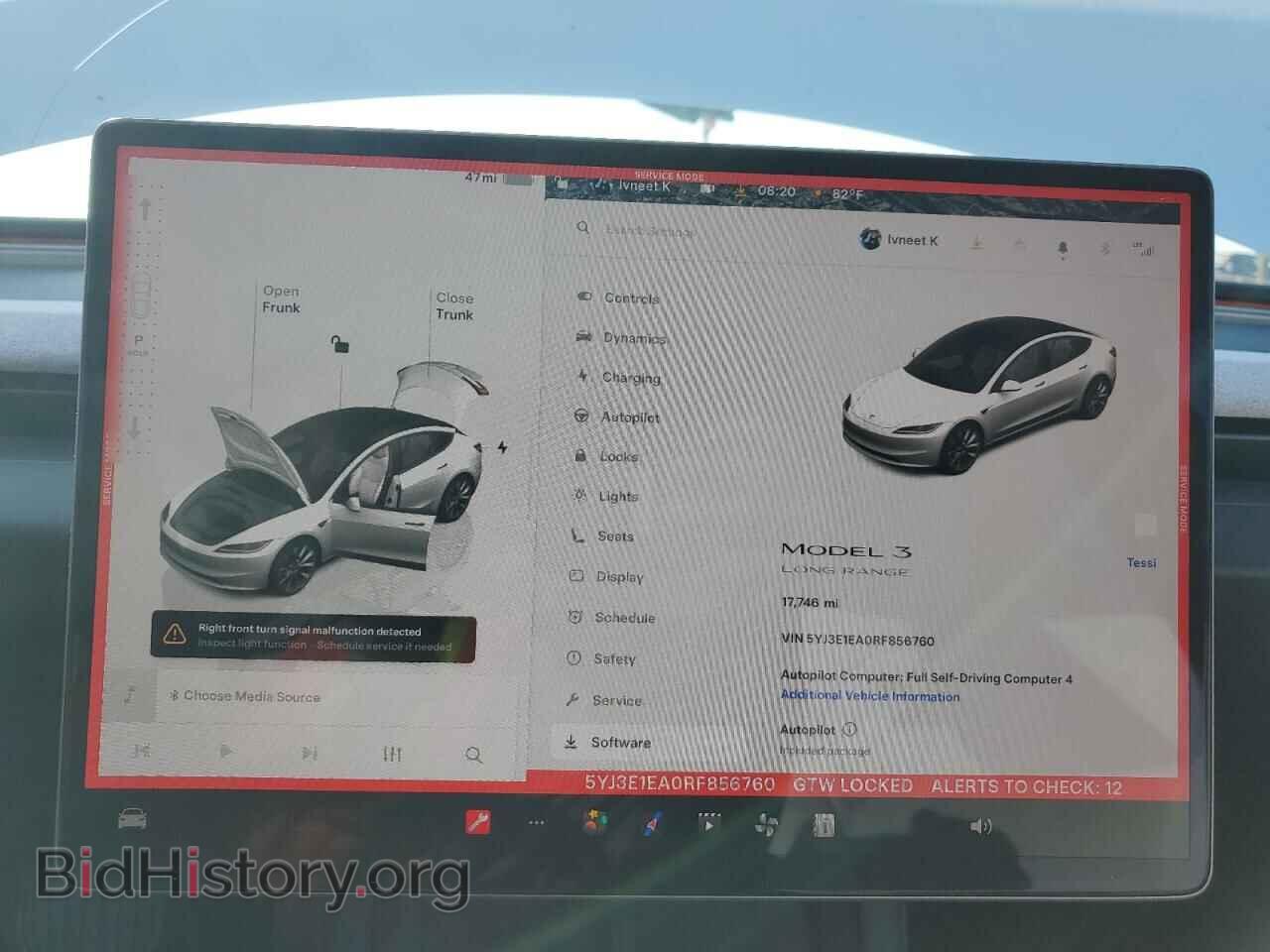 2024 TESLA MODEL 3 - VIN: 5YJ3E1EA0RF856760 - Photo 9