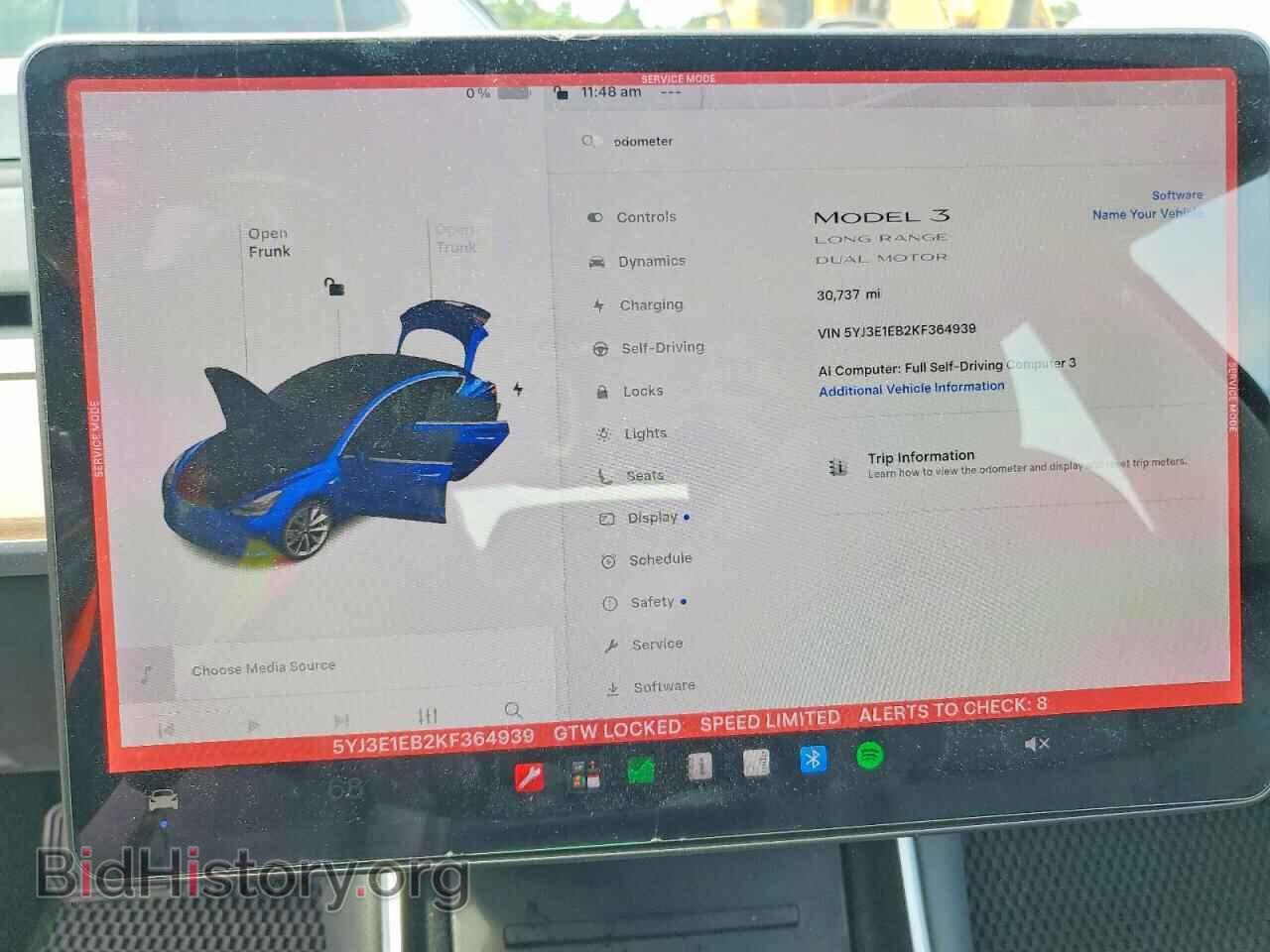 2019 TESLA MODEL 3 - VIN: 5YJ3E1EB2KF364939 - Photo 9