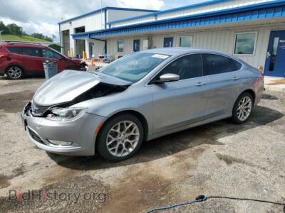 2015 Chrysler 200 C, silver — VIN 1C3CCCEG5FN563394, Copart