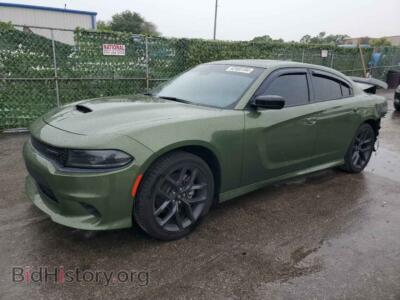 2023 Dodge CHARGER GT, green — VIN 2C3CDXHG7PH603663, Copart