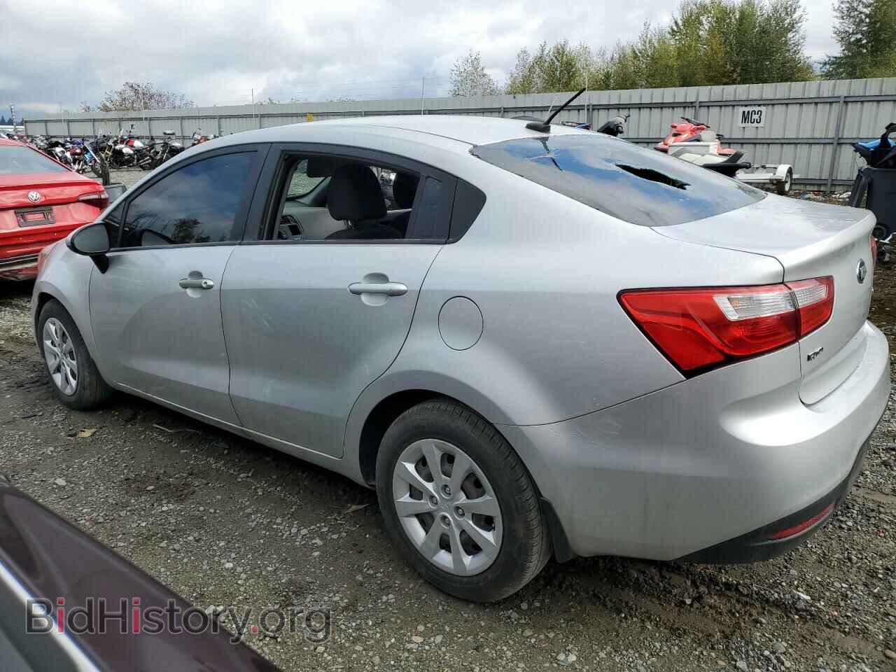 2014 KIA RIO - VIN: KNADM4A37E6377884 - Фото 2