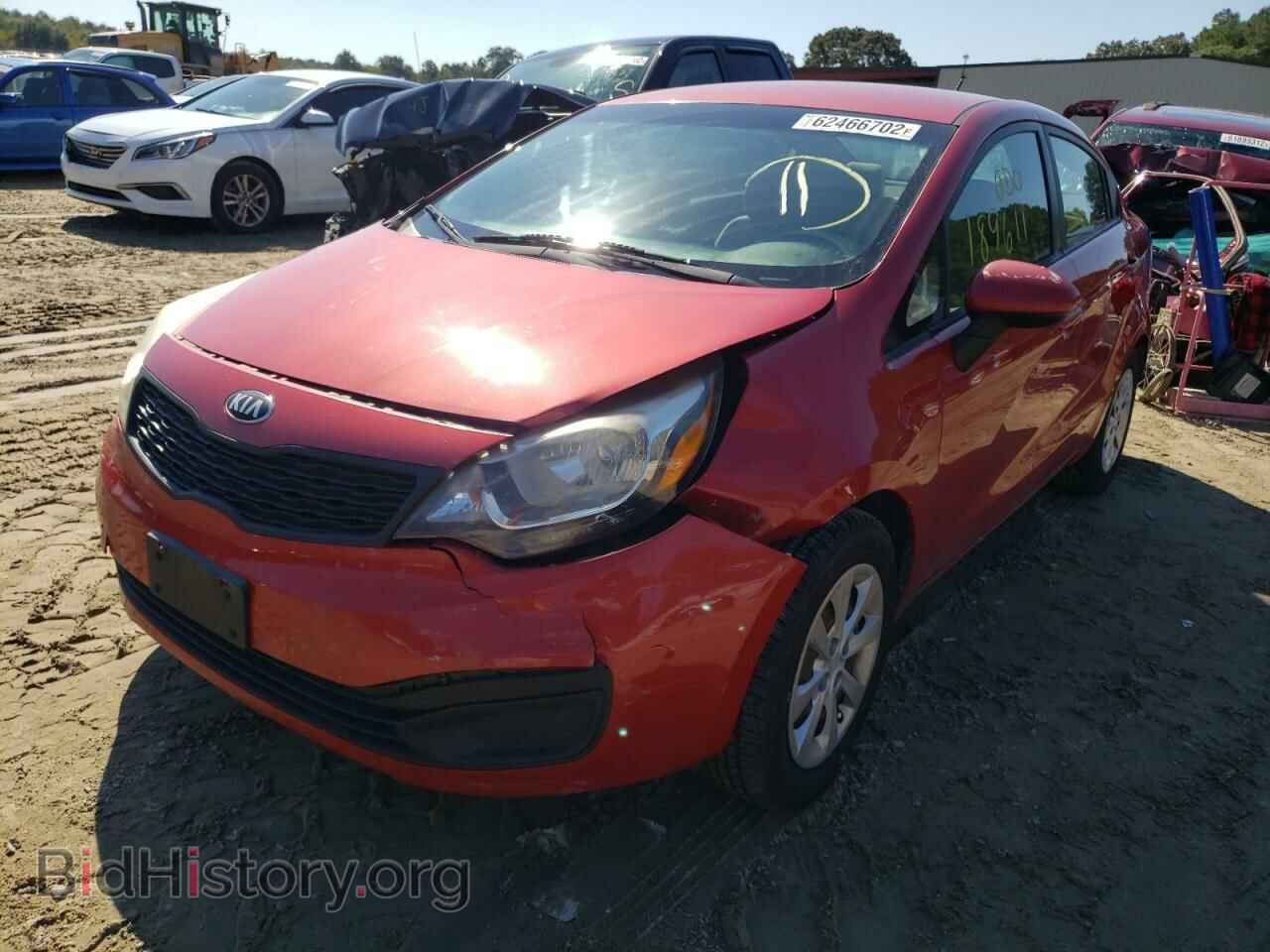 2013 KIA RIO - VIN: KNADM4A34D6254607 - Photo 2