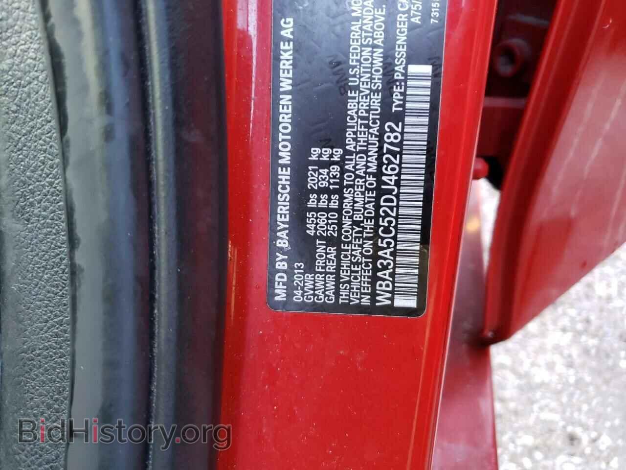 2013 BMW 3 SERIES - VIN: WBA3A5C52DJ462782 - Фото 10
