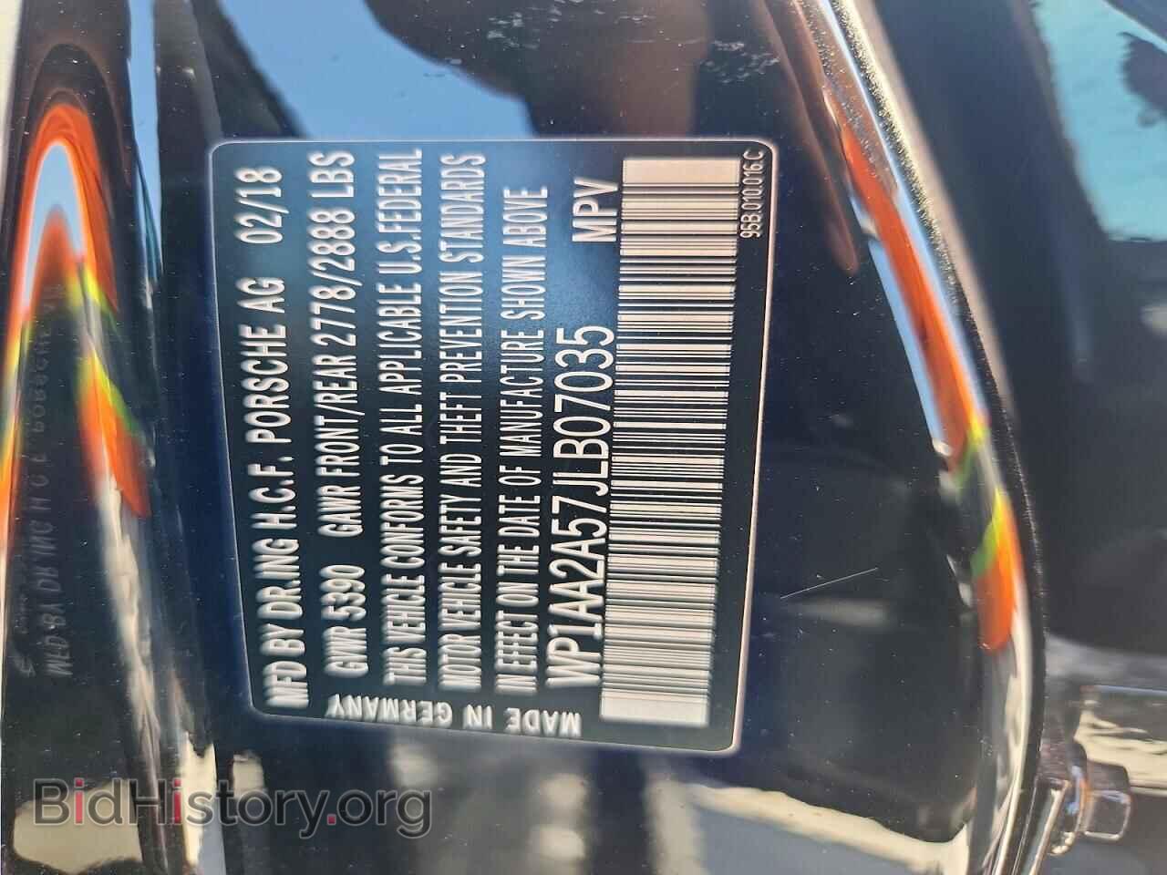 2018 PORSCHE MACAN - VIN: WP1AA2A57JLB07035 - Фото 14