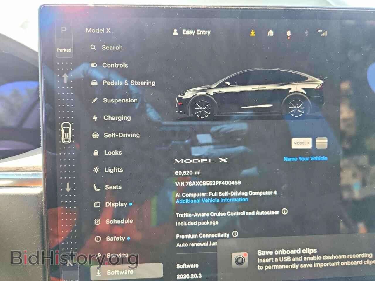 2023 TESLA MODEL X - VIN: 7SAXCBE53PF400459 - Photo 9