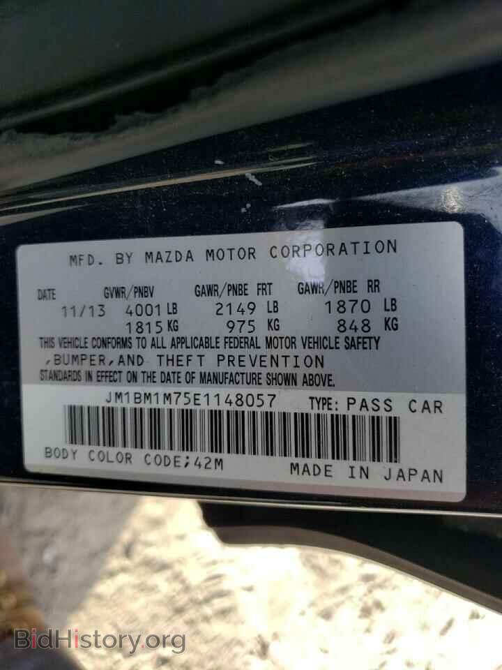 2014 MAZDA 3 - VIN: JM1BM1M75E1148057 - Фото 10