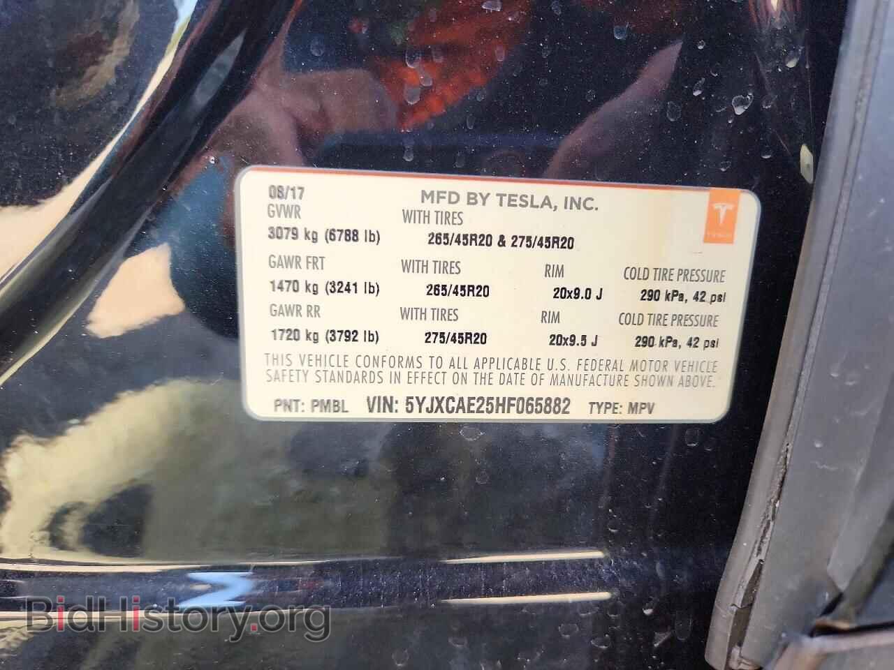 2017 TESLA MODEL X - VIN: 5YJXCAE25HF065882 - Photo 13