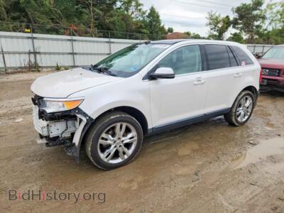 2013 Ford EDGE Limited, white — VIN 2FMDK3KC2DBB57016, Copart