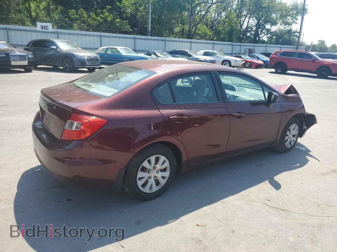 2012 HONDA CIVIC - VIN: 19XFB2F52CE377332 - Фото 3